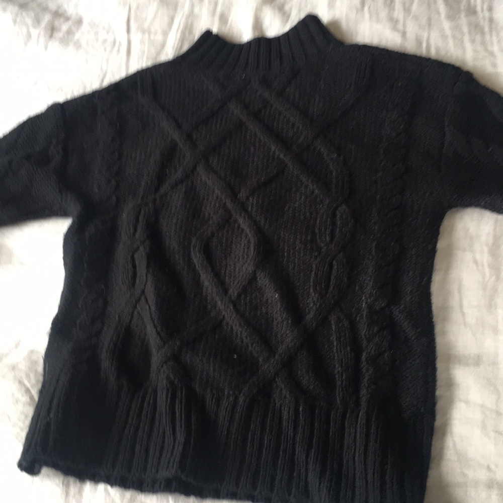 Cable knit sweater